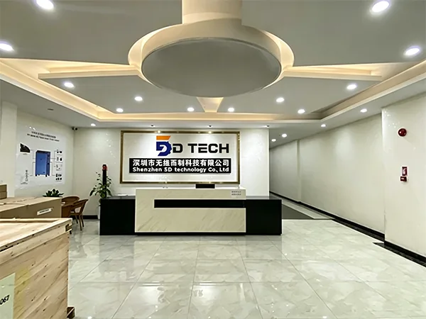 5D TECH company front desk in Shenzhen