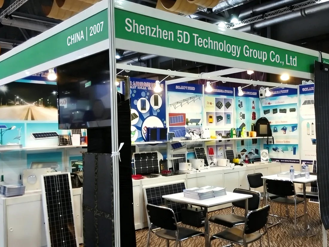 5D TECH exhibition booth
