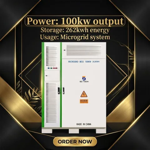 100kW 262kWh LiFePO4 BESS | Industrial Battery Energy Storage System