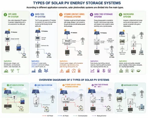 Introduction to Solar PV Energy Storage System Configurations
