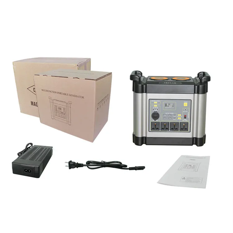 1KW 1000W Portable Solar Generator Power Station with Battery, Inverter & Charge Controller – image 1