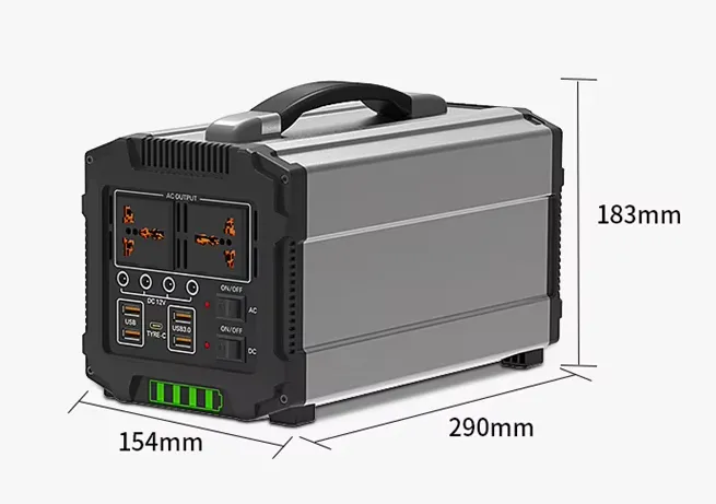 500W Portable Power Station with Lithium Battery, UPS Backup & Solar Charging – image 1